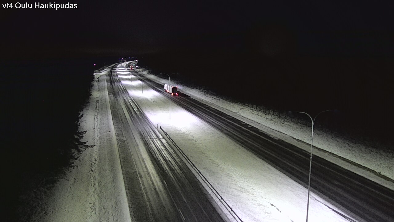 Weather Camera Image Road 4 Oulu, Haukipudas, Oulu, Pohjois-Pohjanmaa