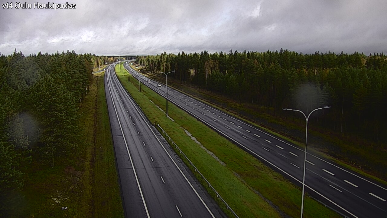 Weather Camera Image Väg 4 Oleåborg, Haukipudas, Oulu, Pohjois-Pohjanmaa