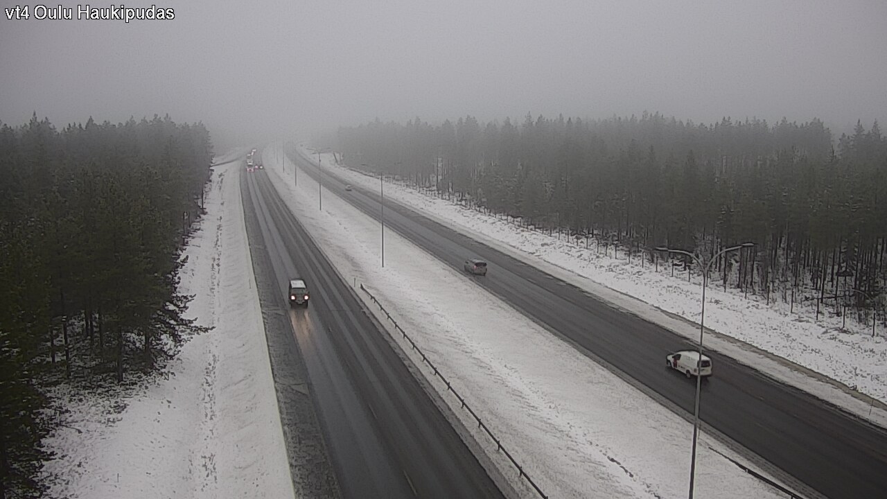 Weather Camera Image Road 4 Oulu, Haukipudas, Oulu, Pohjois-Pohjanmaa
