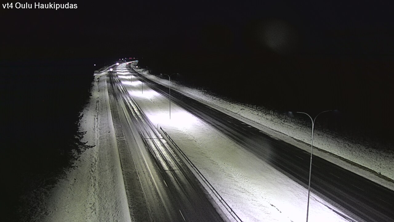 Weather Camera Image Road 4 Oulu, Haukipudas, Oulu, Pohjois-Pohjanmaa