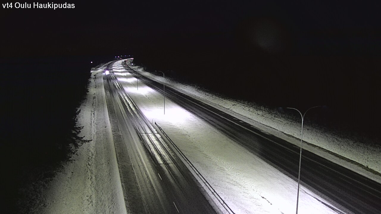 Weather Camera Image Road 4 Oulu, Haukipudas, Oulu, Pohjois-Pohjanmaa