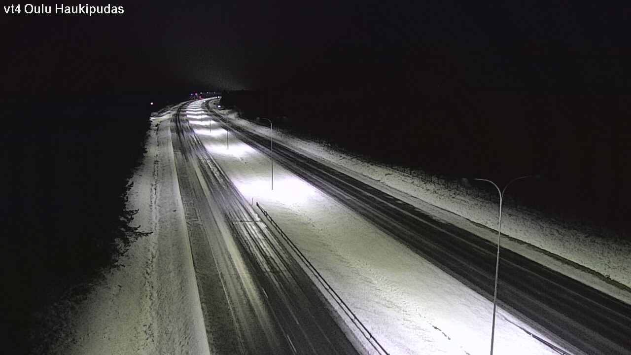 Weather Camera Image Road 4 Oulu, Haukipudas, Oulu, Pohjois-Pohjanmaa