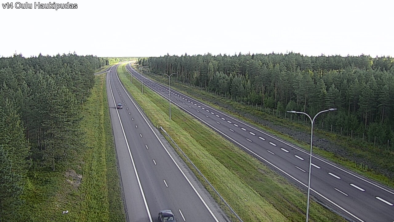 Weather Camera Image Väg 4 Oleåborg, Haukipudas, Oulu, Pohjois-Pohjanmaa