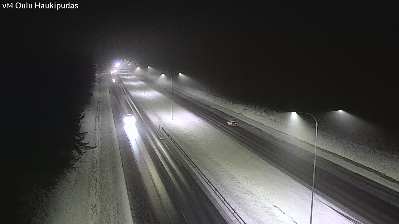 Weather Camera Image Road 4 Oulu, Haukipudas, Oulu, Pohjois-Pohjanmaa