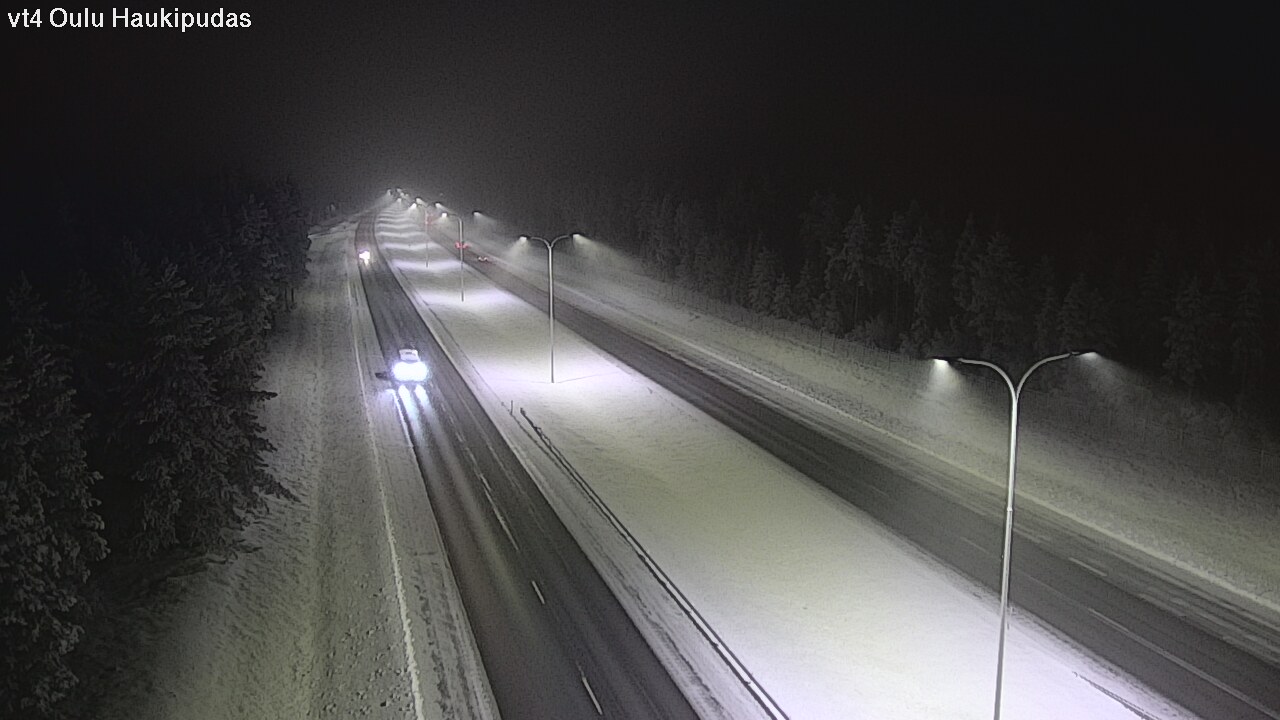 Weather Camera Image Road 4 Oulu, Haukipudas, Oulu, Pohjois-Pohjanmaa