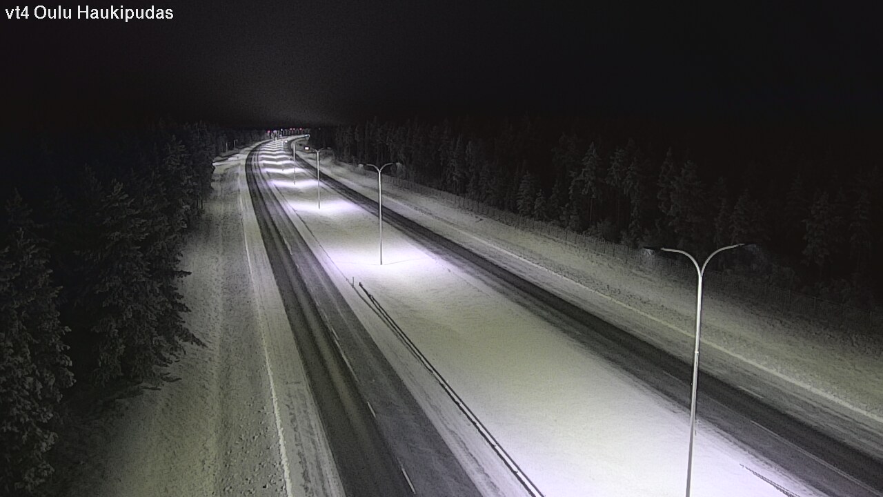 Weather Camera Image Road 4 Oulu, Haukipudas, Oulu, Pohjois-Pohjanmaa