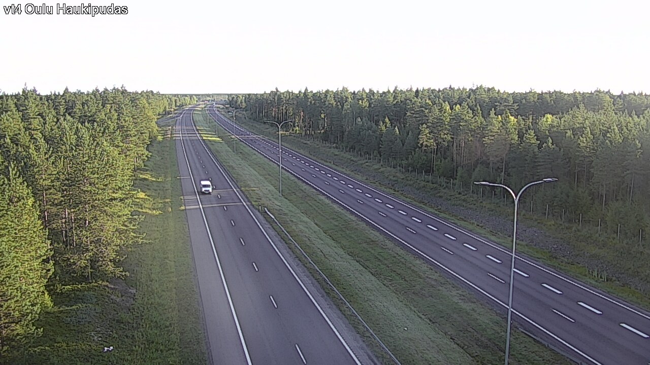 Weather Camera Image Road 4 Oulu, Haukipudas, Oulu, Pohjois-Pohjanmaa