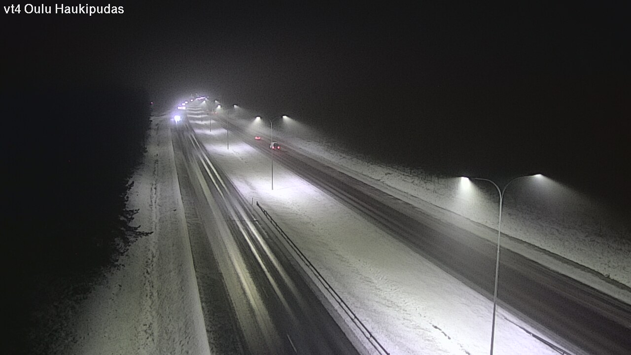 Weather Camera Image Road 4 Oulu, Haukipudas, Oulu, Pohjois-Pohjanmaa
