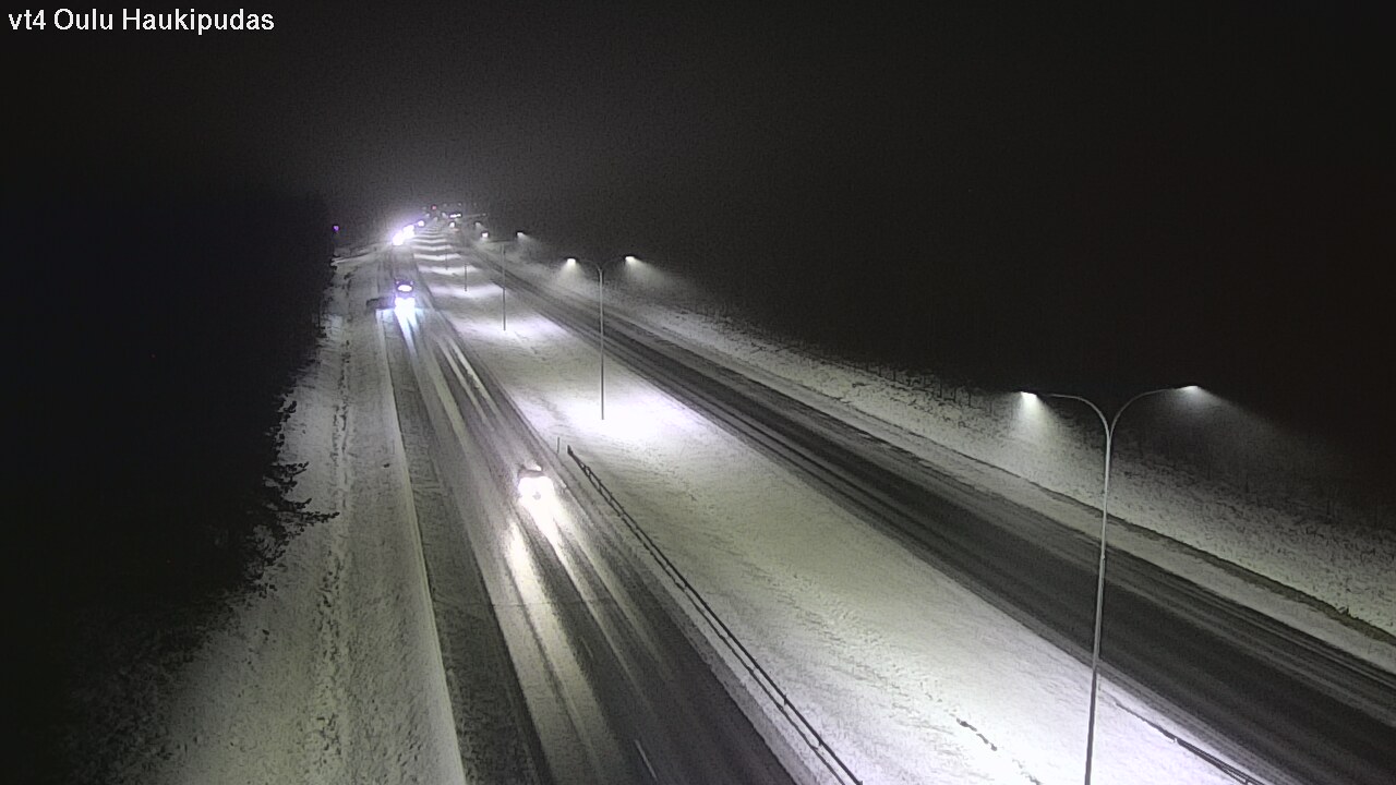 Weather Camera Image Road 4 Oulu, Haukipudas, Oulu, Pohjois-Pohjanmaa