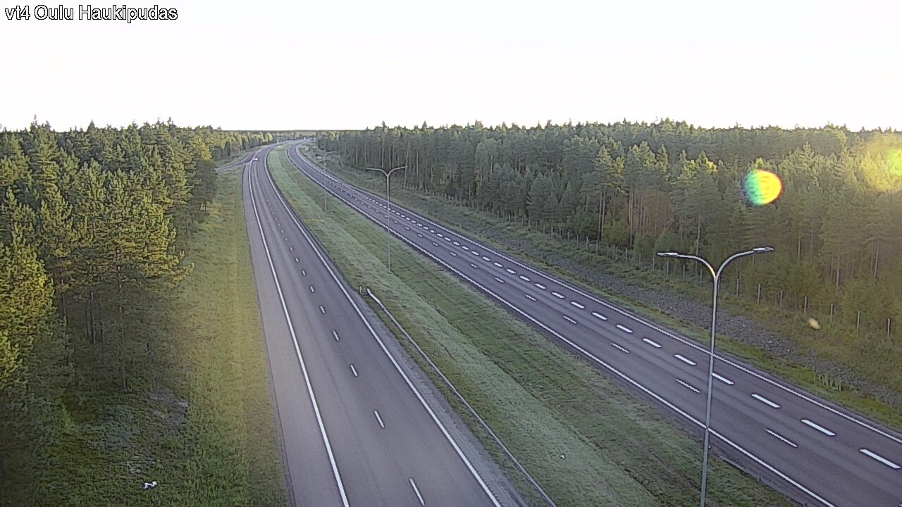 Weather Camera Image Road 4 Oulu, Haukipudas, Oulu, Pohjois-Pohjanmaa