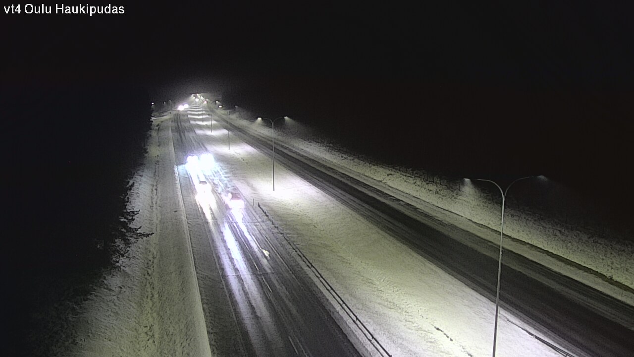Weather Camera Image Road 4 Oulu, Haukipudas, Oulu, Pohjois-Pohjanmaa