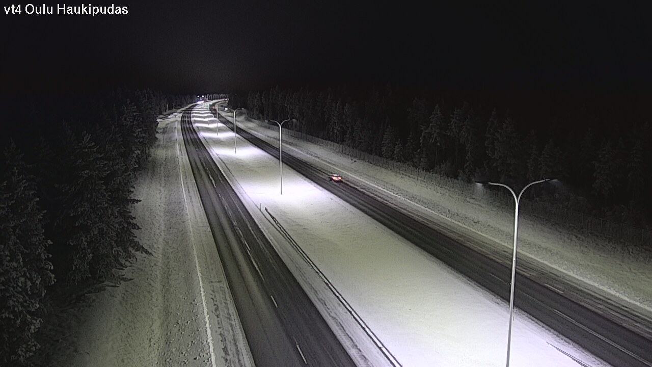 Weather Camera Image Road 4 Oulu, Haukipudas, Oulu, Pohjois-Pohjanmaa