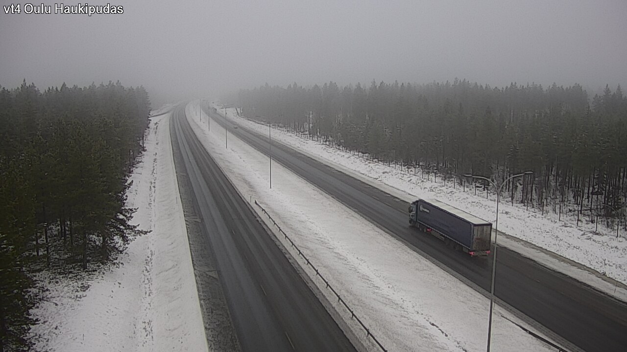 Weather Camera Image Road 4 Oulu, Haukipudas, Oulu, Pohjois-Pohjanmaa