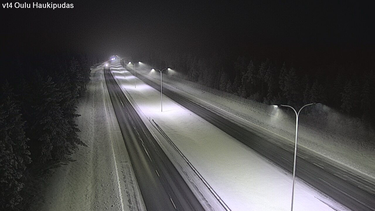 Weather Camera Image Road 4 Oulu, Haukipudas, Oulu, Pohjois-Pohjanmaa