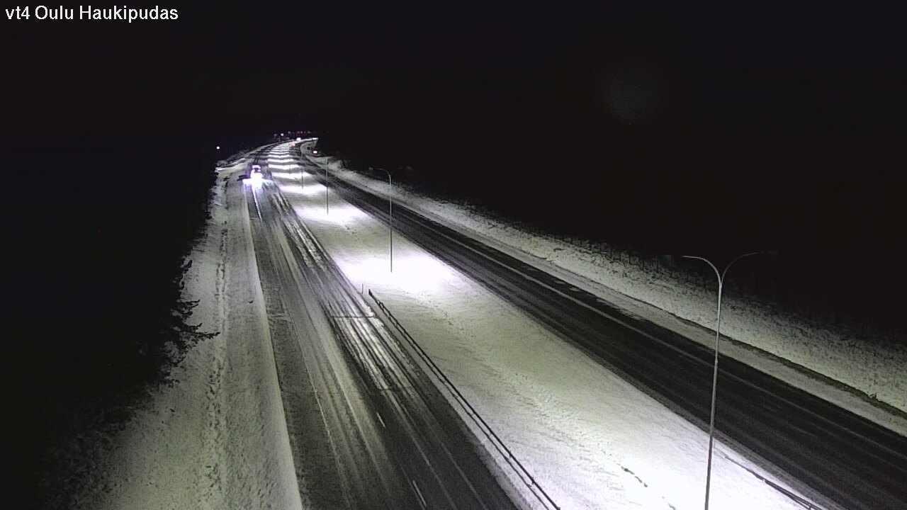 Weather Camera Image Road 4 Oulu, Haukipudas, Oulu, Pohjois-Pohjanmaa