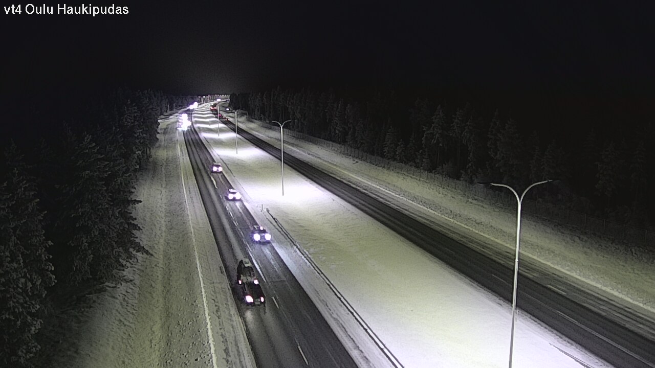 Weather Camera Image Road 4 Oulu, Haukipudas, Oulu, Pohjois-Pohjanmaa