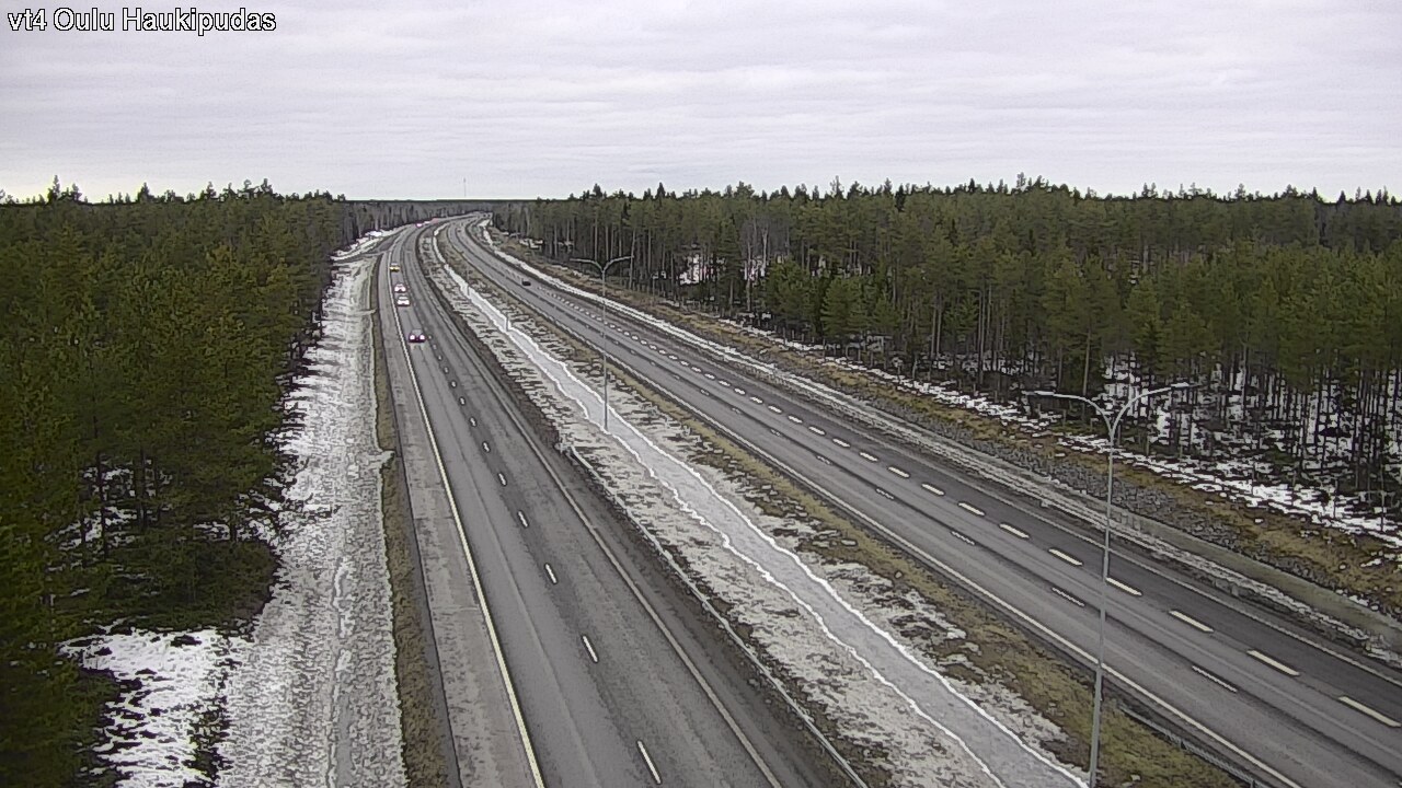 Weather Camera Image Road 4 Oulu, Haukipudas, Oulu, Pohjois-Pohjanmaa
