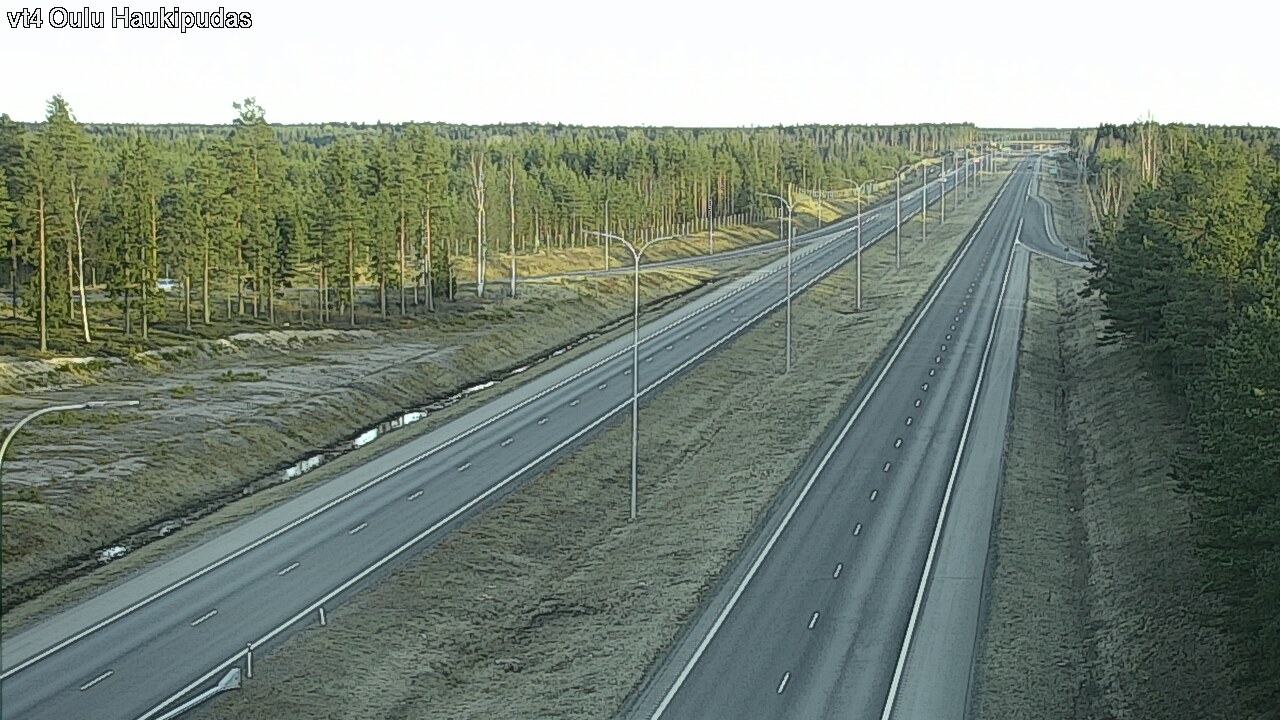 Weather Camera Image Road 4 Oulu, Haukipudas, Oulu, Pohjois-Pohjanmaa