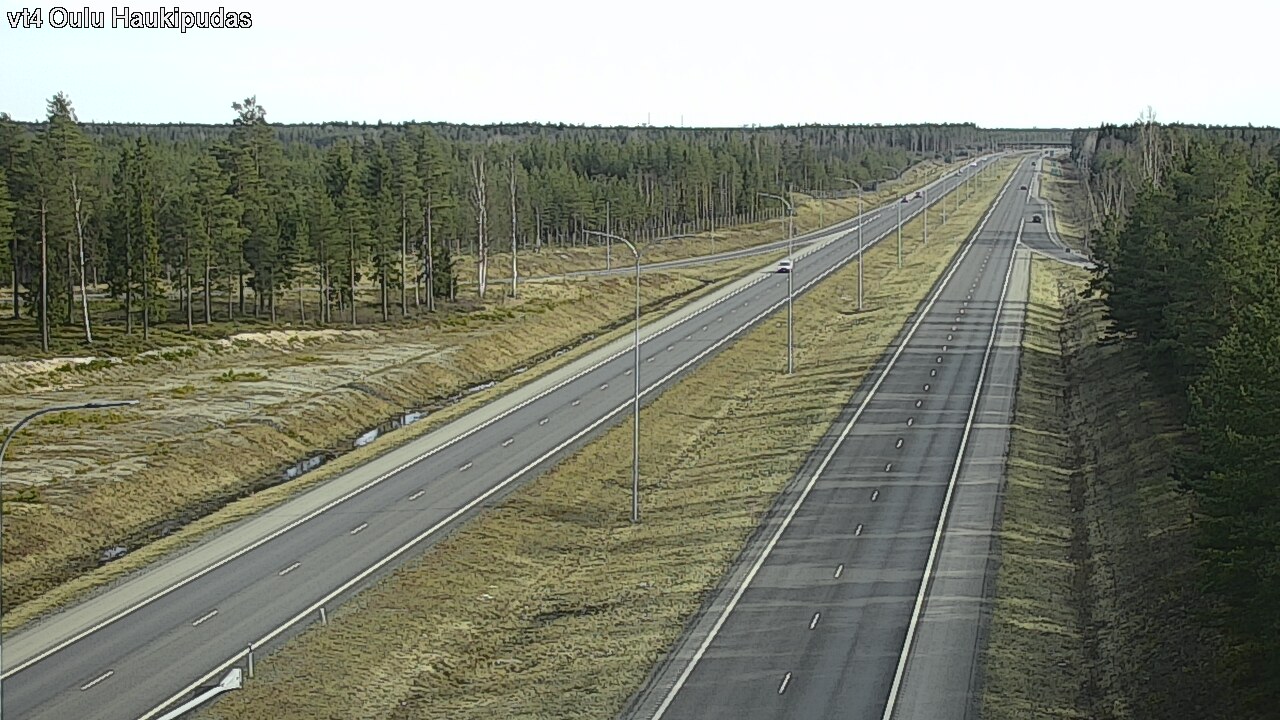 Weather Camera Image Road 4 Oulu, Haukipudas, Oulu, Pohjois-Pohjanmaa
