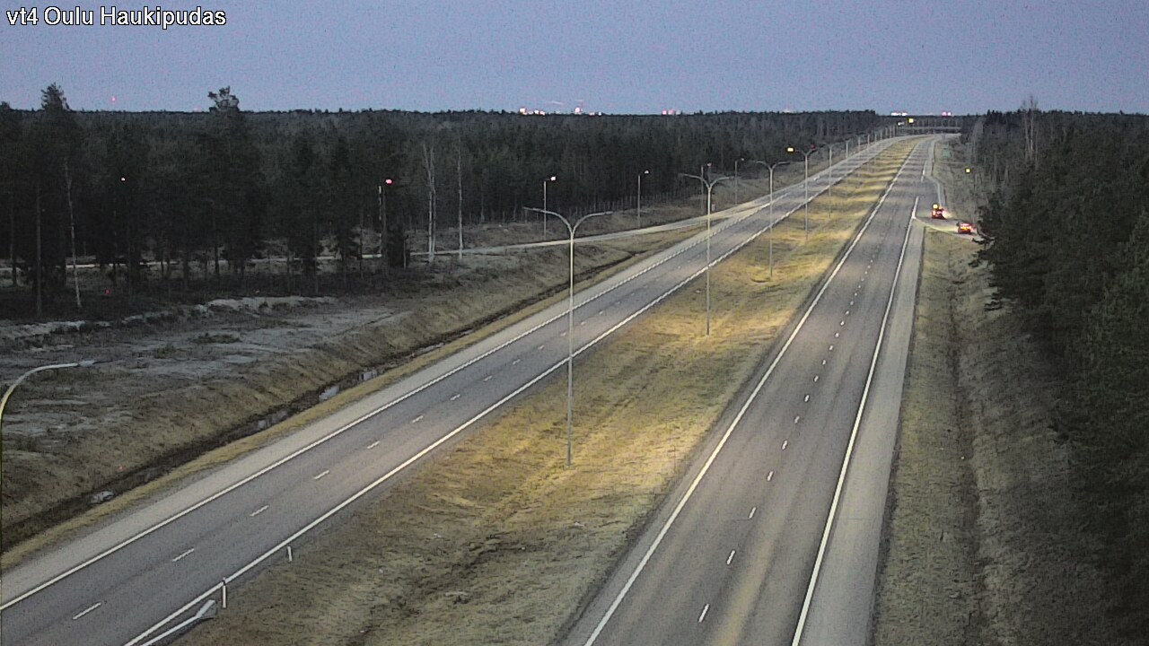 Weather Camera Image Road 4 Oulu, Haukipudas, Oulu, Pohjois-Pohjanmaa