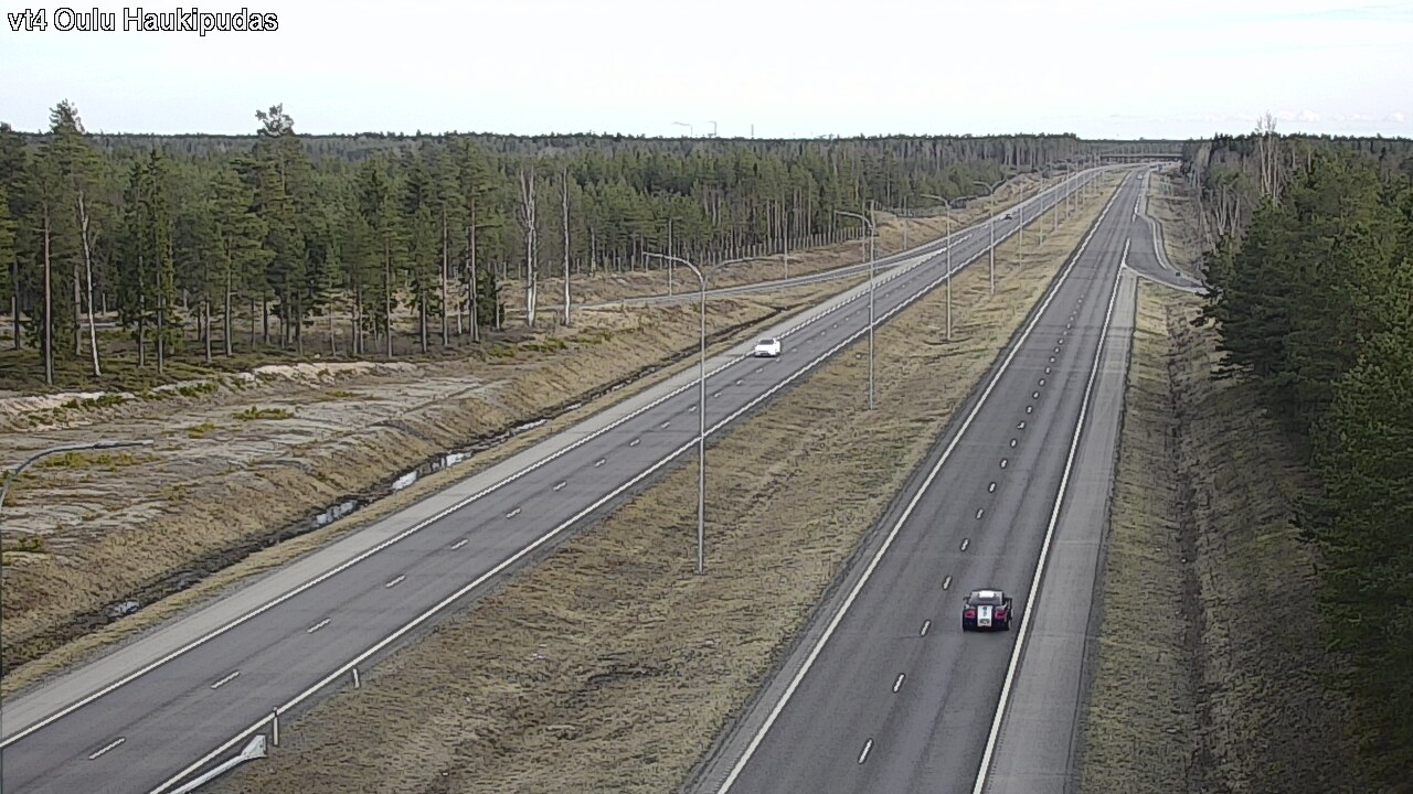 Weather Camera Image Road 4 Oulu, Haukipudas, Oulu, Pohjois-Pohjanmaa