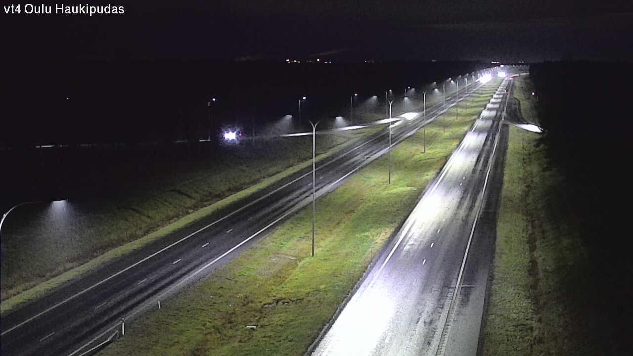 Weather Camera Image Road 4 Oulu, Haukipudas, Oulu, Pohjois-Pohjanmaa