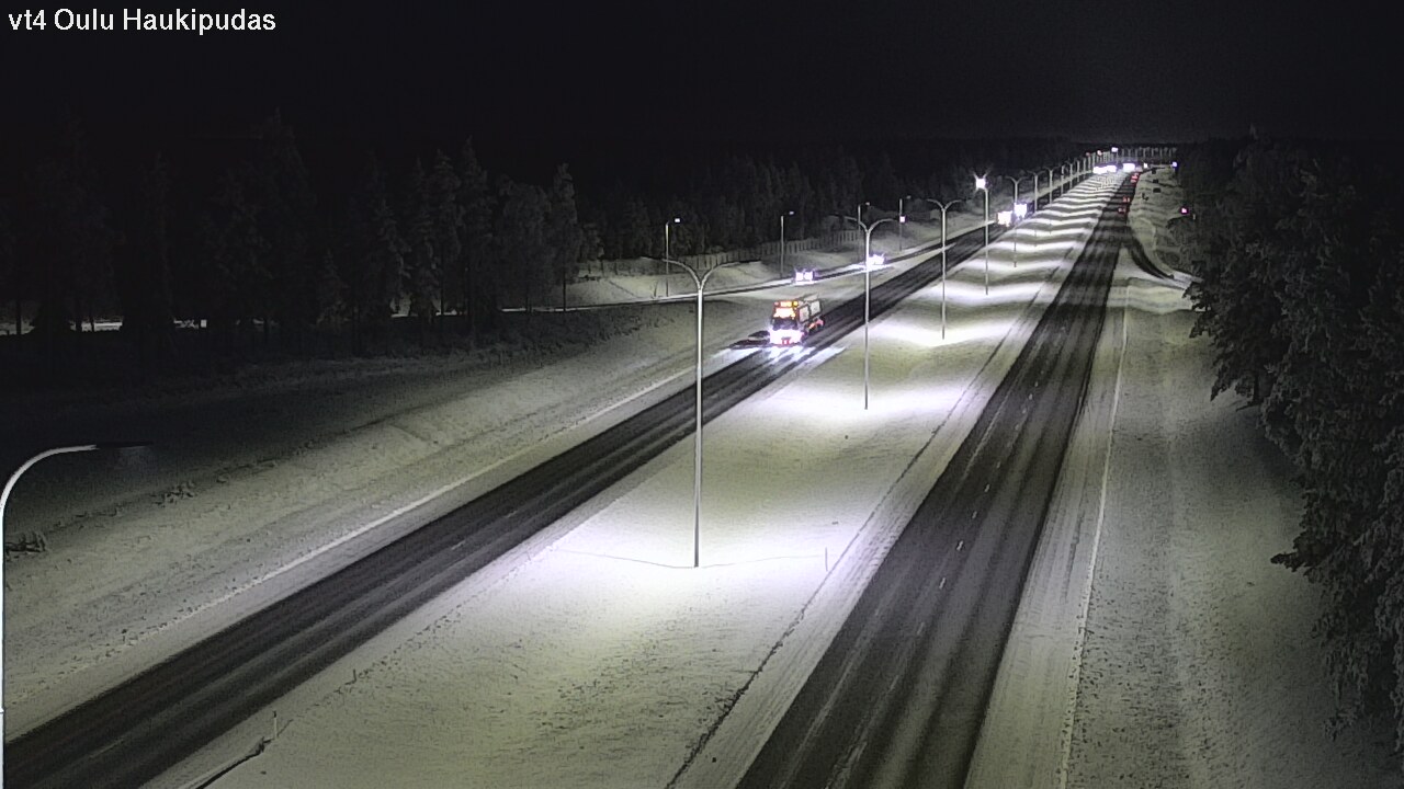 Weather Camera Image Road 4 Oulu, Haukipudas, Oulu, Pohjois-Pohjanmaa