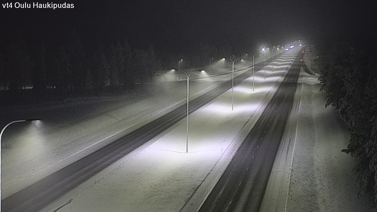 Weather Camera Image Road 4 Oulu, Haukipudas, Oulu, Pohjois-Pohjanmaa