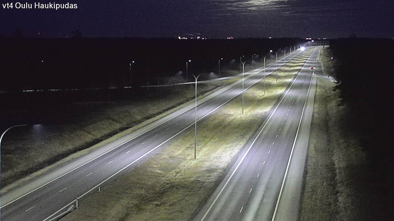 Weather Camera Image Road 4 Oulu, Haukipudas, Oulu, Pohjois-Pohjanmaa