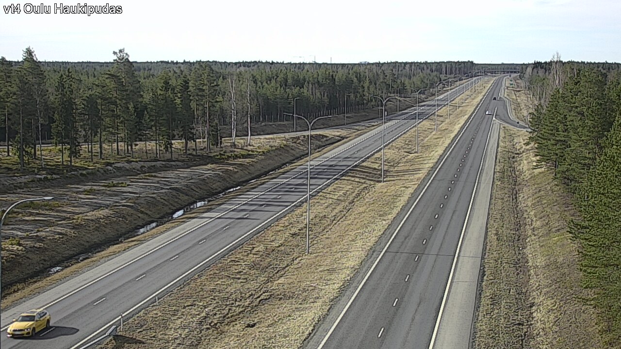 Weather Camera Image Road 4 Oulu, Haukipudas, Oulu, Pohjois-Pohjanmaa