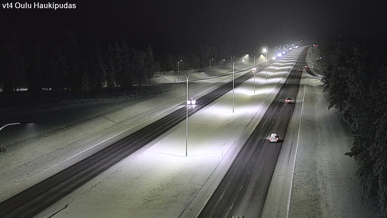 Weather Camera Image Road 4 Oulu, Haukipudas, Oulu, Pohjois-Pohjanmaa
