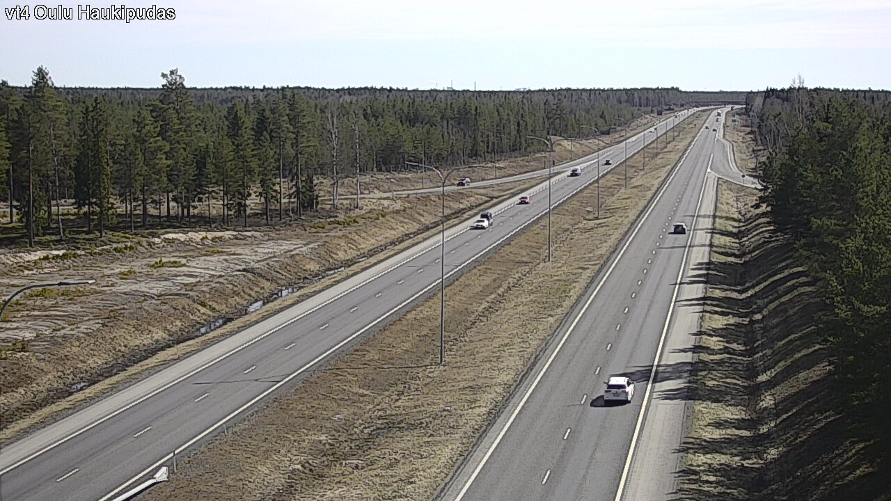 Weather Camera Image Road 4 Oulu, Haukipudas, Oulu, Pohjois-Pohjanmaa