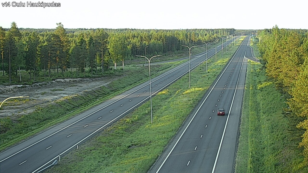 Weather Camera Image Road 4 Oulu, Haukipudas, Oulu, Pohjois-Pohjanmaa