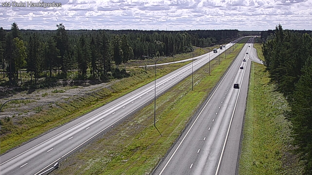 Weather Camera Image Road 4 Oulu, Haukipudas, Oulu, Pohjois-Pohjanmaa
