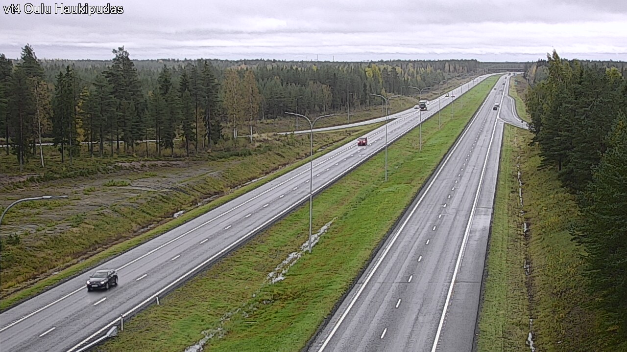 Weather Camera Image Road 4 Oulu, Haukipudas, Oulu, Pohjois-Pohjanmaa
