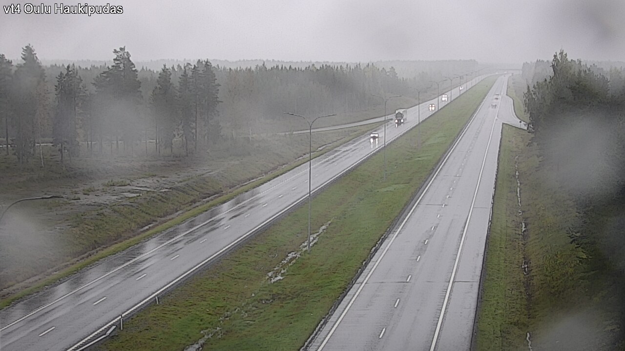 Weather Camera Image Road 4 Oulu, Haukipudas, Oulu, Pohjois-Pohjanmaa