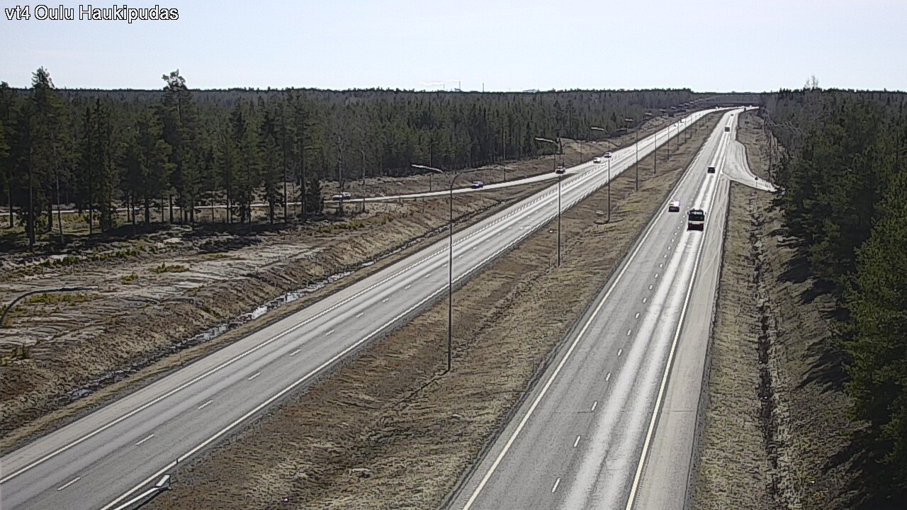 Weather Camera Image Road 4 Oulu, Haukipudas, Oulu, Pohjois-Pohjanmaa