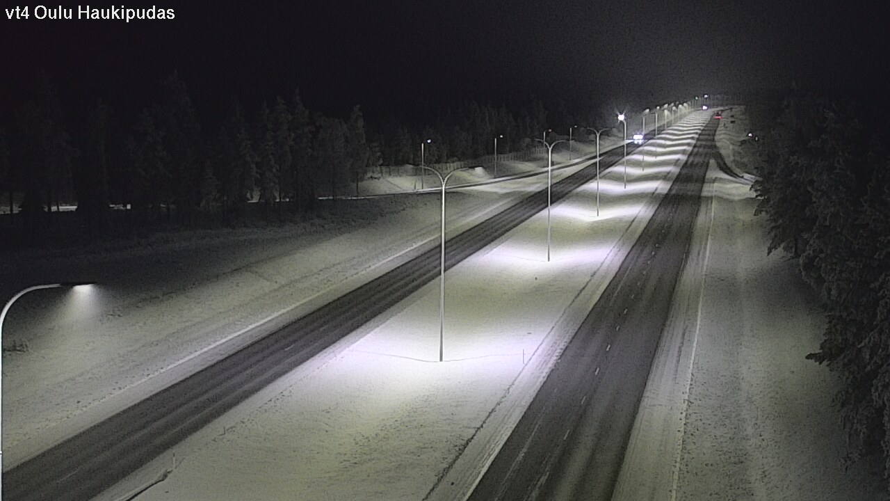 Weather Camera Image Road 4 Oulu, Haukipudas, Oulu, Pohjois-Pohjanmaa