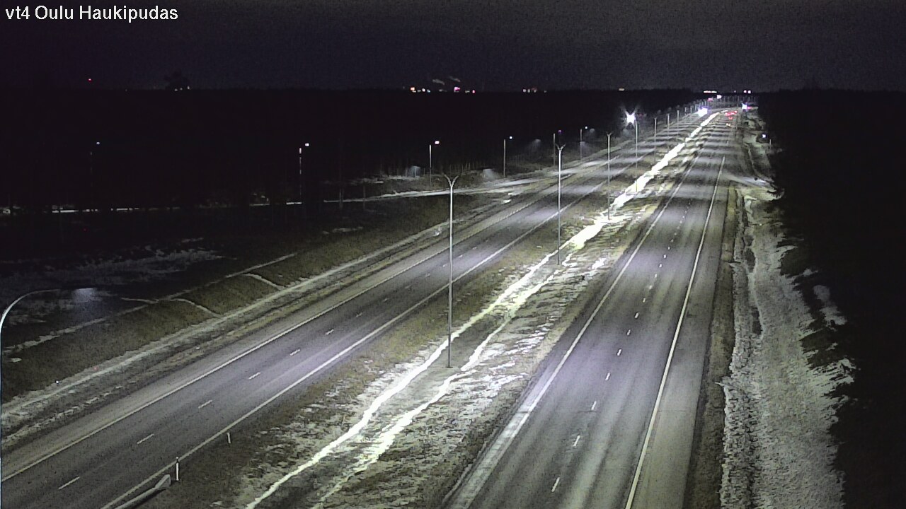 Weather Camera Image Road 4 Oulu, Haukipudas, Oulu, Pohjois-Pohjanmaa