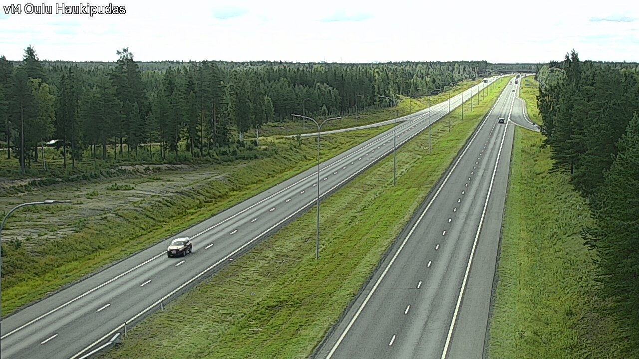 Weather Camera Image Road 4 Oulu, Haukipudas, Oulu, Pohjois-Pohjanmaa