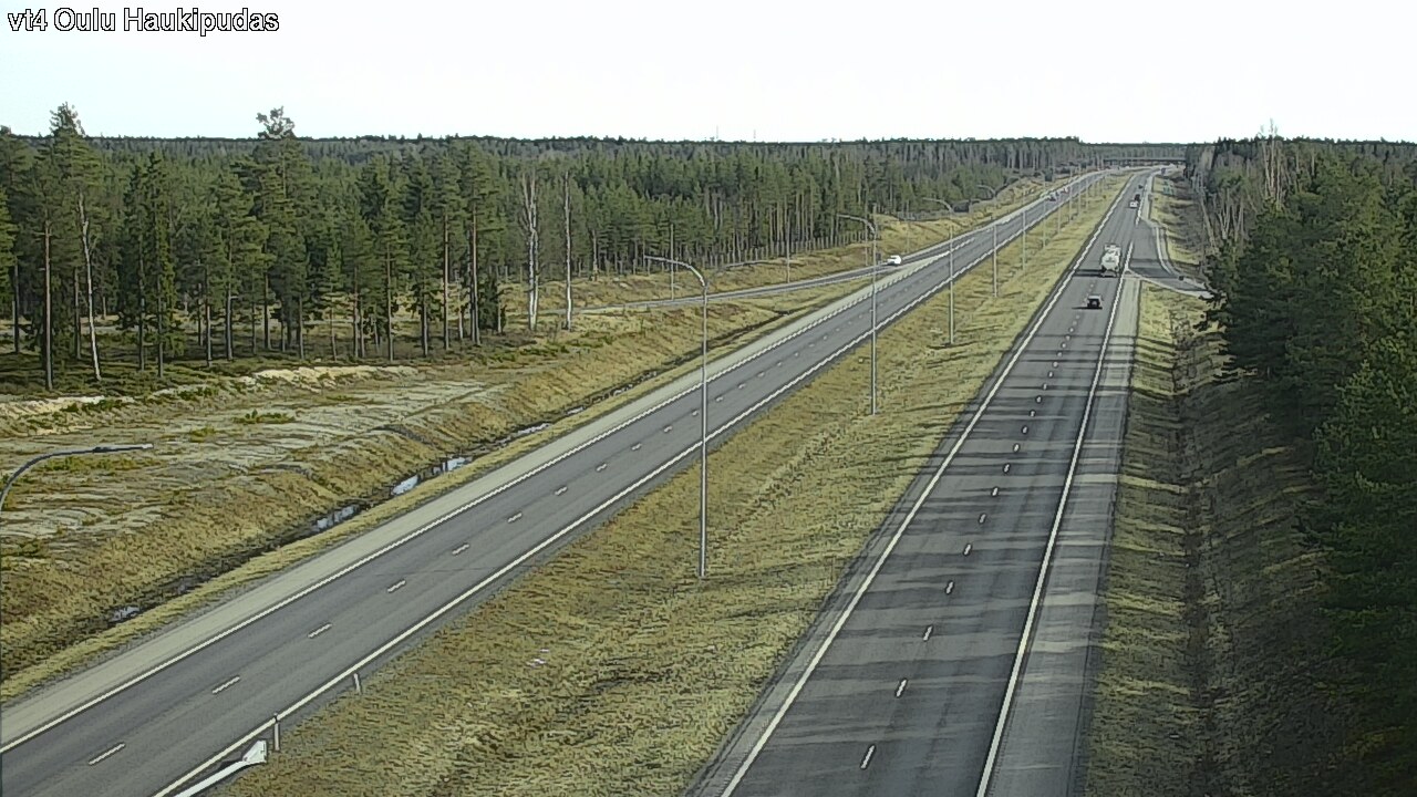Weather Camera Image Road 4 Oulu, Haukipudas, Oulu, Pohjois-Pohjanmaa