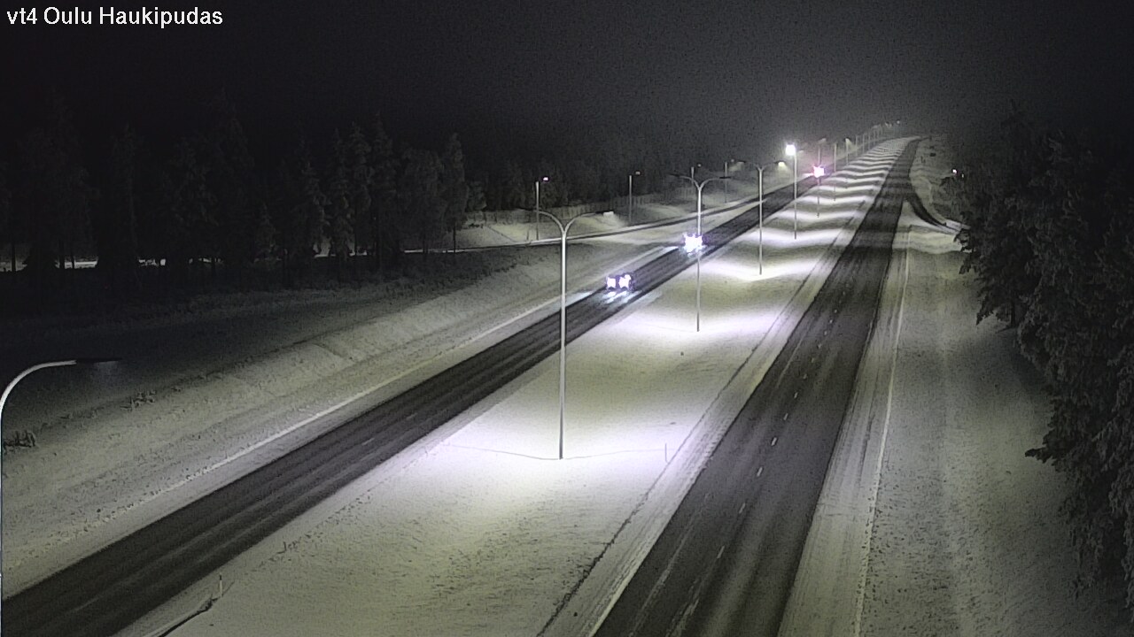 Weather Camera Image Road 4 Oulu, Haukipudas, Oulu, Pohjois-Pohjanmaa