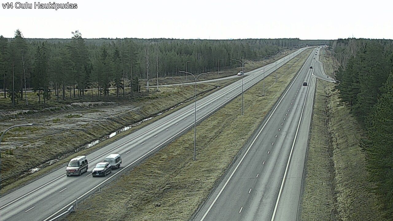 Weather Camera Image Road 4 Oulu, Haukipudas, Oulu, Pohjois-Pohjanmaa