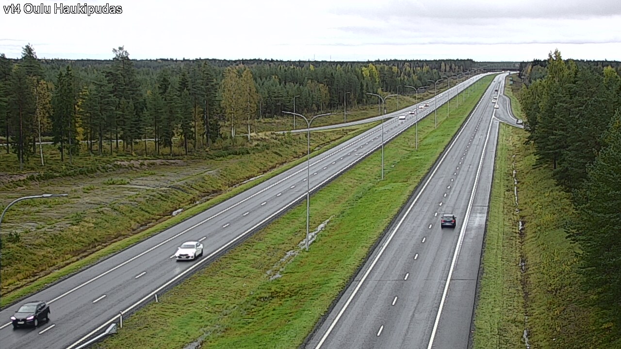 Weather Camera Image Road 4 Oulu, Haukipudas, Oulu, Pohjois-Pohjanmaa