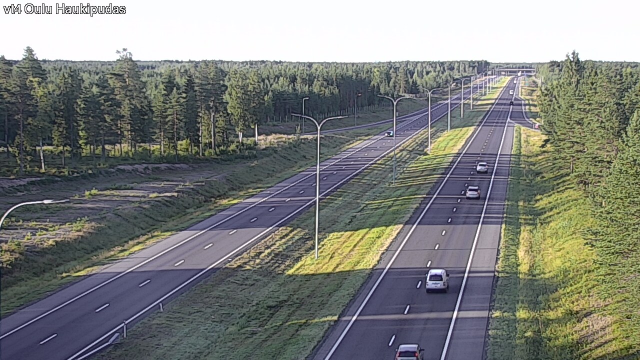 Weather Camera Image Road 4 Oulu, Haukipudas, Oulu, Pohjois-Pohjanmaa