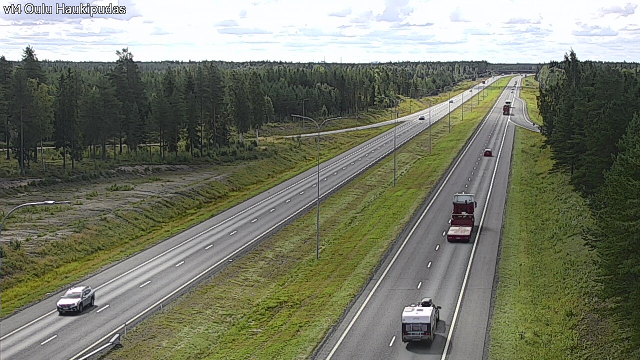 Weather Camera Image Road 4 Oulu, Haukipudas, Oulu, Pohjois-Pohjanmaa
