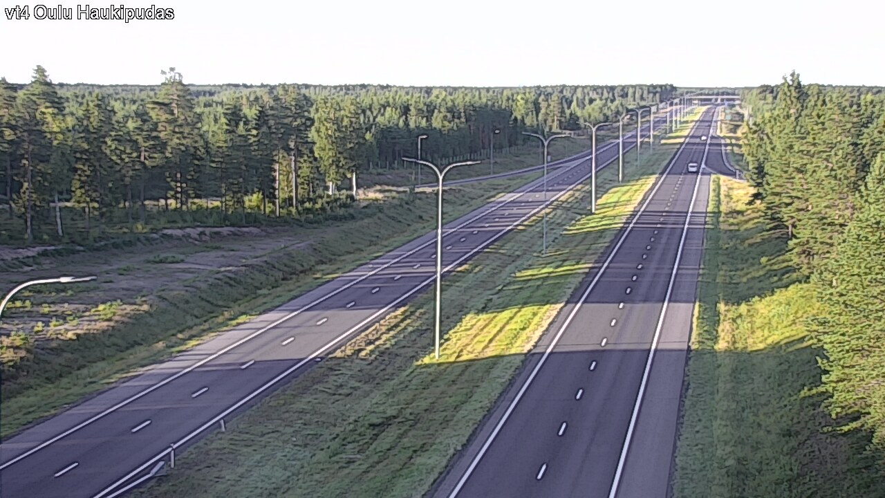 Weather Camera Image Road 4 Oulu, Haukipudas, Oulu, Pohjois-Pohjanmaa