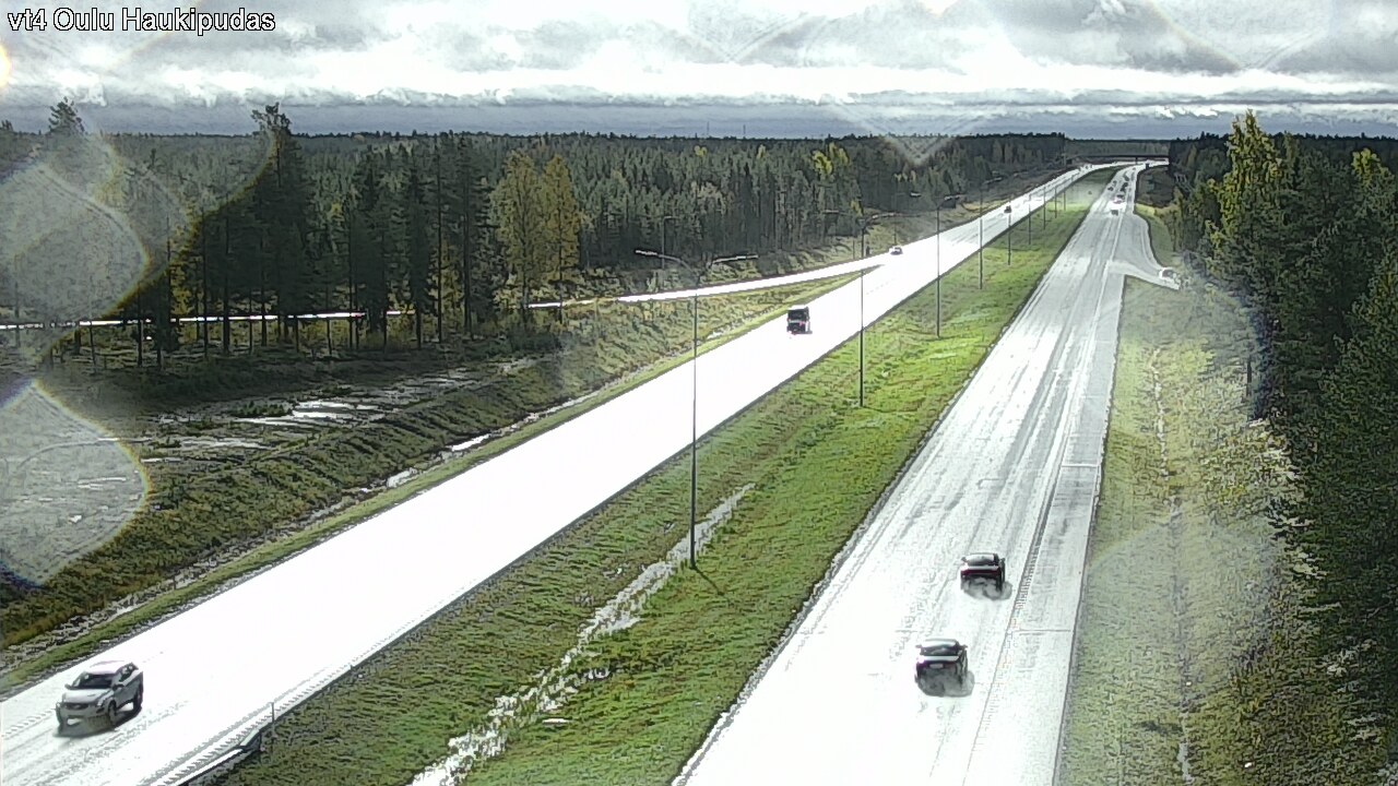 Weather Camera Image Road 4 Oulu, Haukipudas, Oulu, Pohjois-Pohjanmaa