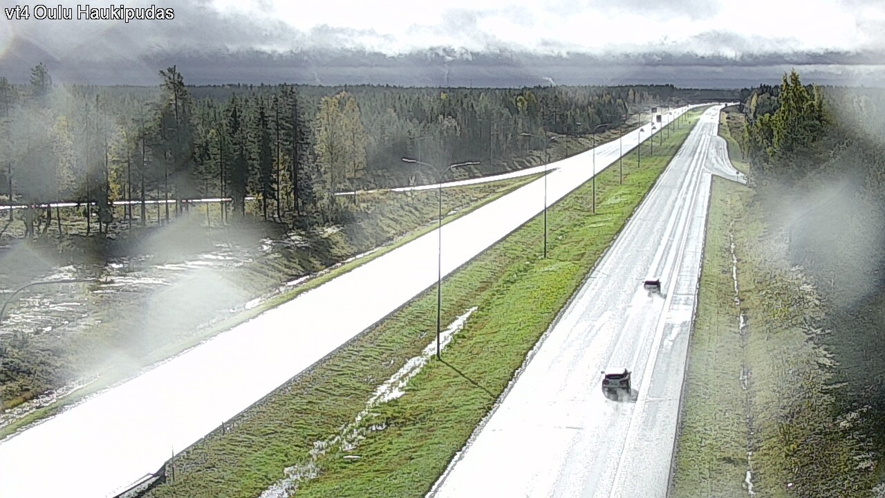Weather Camera Image Road 4 Oulu, Haukipudas, Oulu, Pohjois-Pohjanmaa