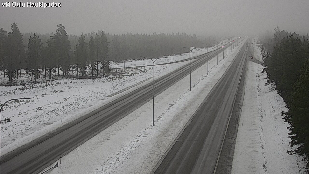 Weather Camera Image Road 4 Oulu, Haukipudas, Oulu, Pohjois-Pohjanmaa